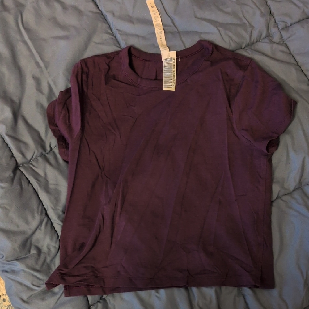 lululemon athletica Deep Purple Short Sleeve Tee